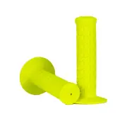 AME BMX Bike Grips Tri Fluorescent Yellow A'ME Old School Bicycle GT DYNO HARO