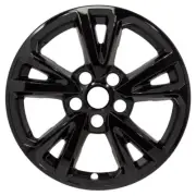GLOSS BLACK WHEEL SKIN SET 17 in FOR 2016-2017 CHEVROLET EQUINOX