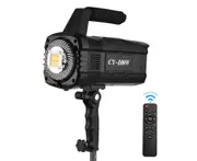 100W COB Studio LED Video Light Photography Light Bi-color 3000-6000K Dimmable Brightness CRI ≥95 for Live Stream Studio Photography Outdoor Photography P