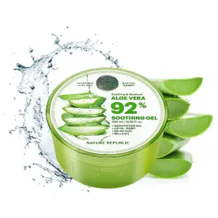 【NATURE REPUBLIC】92%蘆薈補水修護保濕凝膠蘆薈凝膠(300mlX6入)