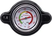 MOTOKU High Pressure Radiator Cap with Temp Gauge 1.8 Bar for Kawasaki KDX 200 KLR 250 650 KLX 300 400 450 KX100 KX250 KX450F KX65 KX80 Brute Force Mojave Mule 2510 3000 3010 4000 4010 Teryx 750 800