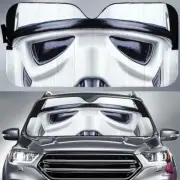 Stormtrooper Star Wars Movie Car Sunshade, Auto Car Windshield Sunshade