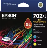 Epson 702XL 3 Colour DURABrite Ink Pack