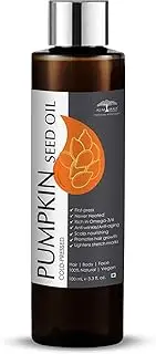 All Naturals Pumpkin Seed Oil 100Ml - Cold Pressed Carrier Oil Pure & Undiluted For Hair Care, Nails & Skin