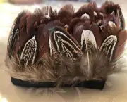 Pheasant Feathers 1 Yard Almond 1.5” Pheasant Plumage Feather Trim