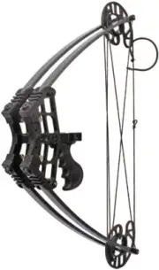 50LBS Magnesium Alloy Triangle Compound Bow Hunting Left&Right Hand Target Black