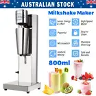 Milkshake Maker Electric Milkshake Mixer Frothing Machine Stainless Steel Silver