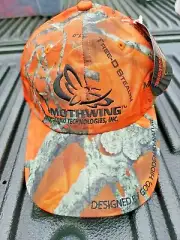 Mothwing Designed By God Hidden In Nature ORANGE CAMO HUNTING CAP / HAT NEW!