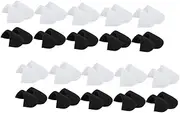 [GLSTOY] 20 pairs Comfortable Shoulder Pads Breathable Sponge Enhancers for Clothes Washable Reusable for Suits Sweaters