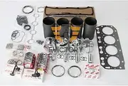 for yanmar Repair kit 4D100 4TN100 4TN100E Piston Liner Full Overhaul Gasket kit Main conrod Bearing Valve Guide seat