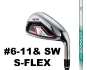 HONMA GOLF TOUR WORLD GS #6-11 + SW IRON SET FLEX-S N.S.PRO 950GH neo 7 CLUBS