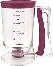 Pancake Batter Dispenser - Baking Measuring Tool, Kitchen Mix Dispenser | 4.49x7.28 inches Non Drip Batter Dispenser, Easy Pour Pancake Spout, Breakfast Cooking Accessory for Home Use