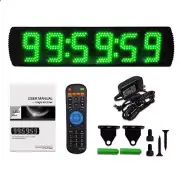 Ganxin 5 Inch 6-Digit LED Race Timing Clock, Running Event Gym Timer Clock fo...