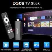 DQ06 ATV Mini TV Stick 4G/32G Android 12 Allwinner H618 Quad Core Cortex