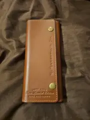 GURKHA K HANSOTIA & CO Cigar Case - Brown Leather Case Limited Edition Rare