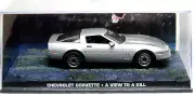 Chevrolet Corvette A View To A Kill 1:43 James Bond Diecast #37 Magazine
