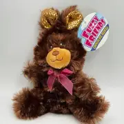 Easter Bunny Rabbit Greenbrier Chocolate Scented Brown Plush Stuffed Animal 6"