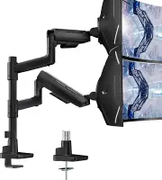 Dual Monitor Mount Vertical for 17-49 Inch Ultrawide Heavy Duty Curved Screen St