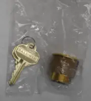 Baldwin Mortise Lock Cylinder 1-1/8" Diameter w/ Keys Lifetime Brass 54284