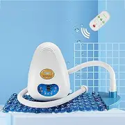 Spa Bathtub Bubble Massage Mat, Air Bubble Bath Tub Machines with Remote Control, Adjustable 8 Levels Bubble Strength and 250mg/hr Ozone Concentration, 0-60min Timing, for Home, Salon