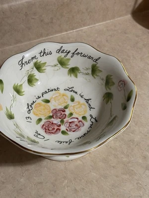 Footed Bowl Christian Book Distributors (CBD) From This Day Forward Wedding Gift