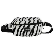 Fashion Animal Pattern Chest Bag Lady Plush Zip Waist Fanny Belt Crossbody Packs Multifunction Bag Belt Bag Pouch Packs