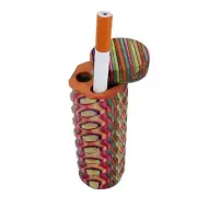 Handcrafted Tie Dye Guru Portable Wooden Smoking Tobacco Carrying Case Box