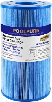 Antimicrobial Spa Filter Replaces Pleatco PRB35-IN-M, Unicel C-4335RA, Guardian