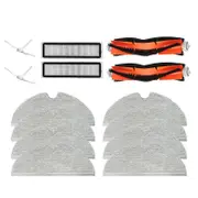 14Pcs for Dream D9 / Bot L10 Pro L10 Vacuum Cleaner Accessories Side Brush/Filter /Wet&Dry Cloth Mo