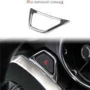 1pc Emergency Warning Light Switch Cover Trim For 2017+ Chevrolet Camaro Chrome (for: Chevrolet)