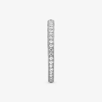 *BRAND NEW* Pandora Signature Cubic Zirconia Sparkle and Hearts Ring 190963CZ