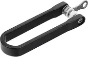 COHEALI U-Shaped Key Holder Carabiner Key Organizing Clip Portable Key Holder Clip Key Carry Tool Key Carrying Clip Sturdy Key Clip Outdoor Key Clamp Key Folder Black Aluminum Alloy