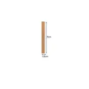 50Pcs 6mm 8mm 125mm 13mm Wooden Candles Wick with Sustainer Tab Candle Wick Core for Candle Making Supply Soy Parffin Wax 8x90mm