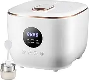 500W Multifunctional Non-Stick Rice Cooker, 3L Low SugarRice Cooker, 5 Cooking Functions, 8-Hour Heat Preservation, 24-Hour Reservation, Stainless Steel Steamer Basket, for Home Use