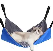 Ruhnjyg Kitchen Chair Cat Hammock - Adjustable Cat Swing Bed Pet Hammock - Kitten Bed, Cage Accessories, Comfortable Rest Sleeping Pad for Kittens, Ferret, Puppies, Rabbits, Small Animals