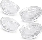 [Aiwosana] Silicone Bra Inserts 2 Pairs, Breathable Beast Enhancers Add 1-2 Cups, Waterproof Push up Gel Pads for Swimsuit Dress Bra, Clear