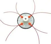 Woopeey 4 Way Universal Trimmer Head, Fits Most Brushcutter Weed Eater Whipper, Line Size .05 Inch to .095 Inch
