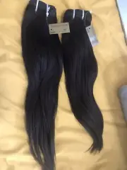 KinkyCurlyYaki 14¨ 16¨ Bundles My Straight Natural Wefts 2 Bundles
