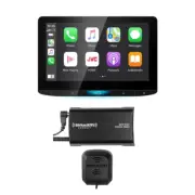 JVC KWZ1000W 10.1" Double-DIN Touchscreen Receiver + SiriusXM SXV300v1