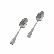 Stainless Steel Table Spoon EU Size, Flatware Set 'Atlant' for (2)