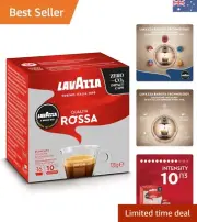 A Modo Mio Qualità Rossa, 16 Coffee Pods, Arabica and Robusta, Full and Susta...