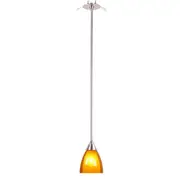 LIZZO - Twin Glass - One Light Pendants - Orange/Amber