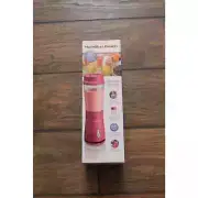 NEW Pink Hamilton Beach Personal Portable Blender 14 Oz Shakes Smoothies Travel