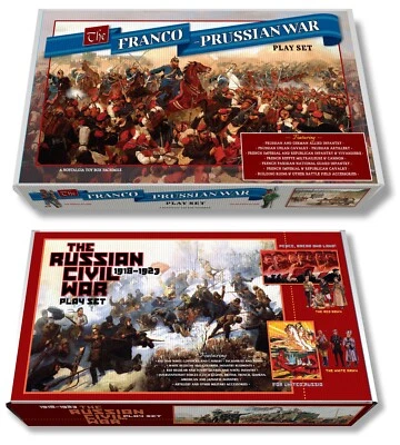 Marx "Franco-Prussian War" Play Set Box OR Marx "Russian Civil War" Play Set Box