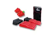 Dual Axle Caravan 3 Step Single Wheel Leveling Ramps, Chocks, and Bag Motorhome