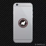 Danger Farting English Cocker Spaniel Cell Phone Sticker Mobile Die Cut