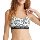NWT Calvin Klein CK One QF5727 Women's Light Blue Unlined Bralette, Size L. NEW