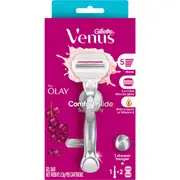 Gillette Venus ComfortGlide Olay Razor With Refill Sugarberry each