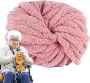 Chenille Yarn, Chenille Yarn - Thick Soft Crochet Yarn, Sewing Supplies for Arts and Crafts, Thick Yarn, Soft Plush Yarn, Craft Sites for Hand Knitted Blanket