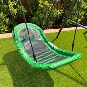 Single Swing Set With Boat Swing